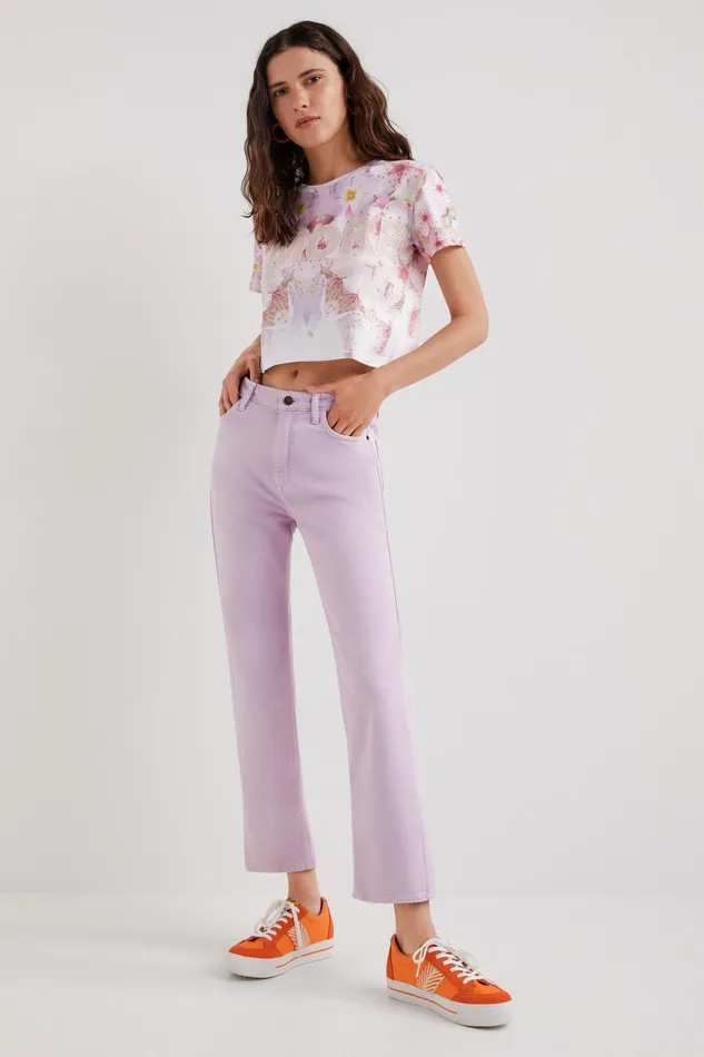 Amore Cropped Tshirt Women Desigual Tshirts