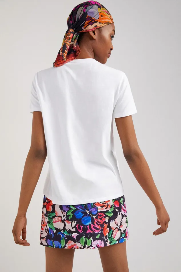 Arty Floral Tshirt Women Desigual Tshirts