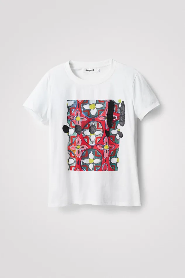 Arty Floral Tshirt Women Desigual Tshirts