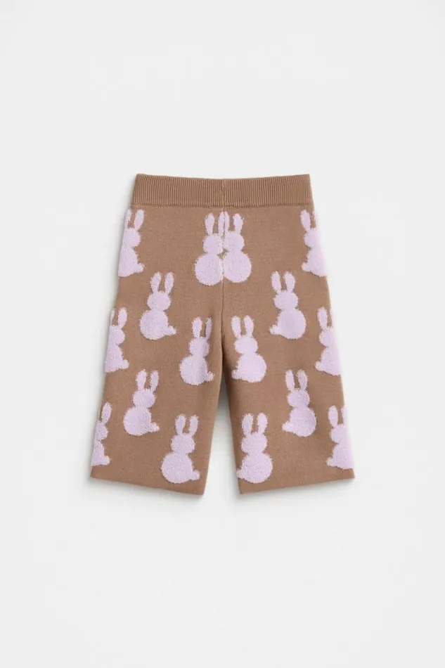 Baby Knitwear and Sweaters Seed Heritage Bunny Knit Pant Chocolate Shake