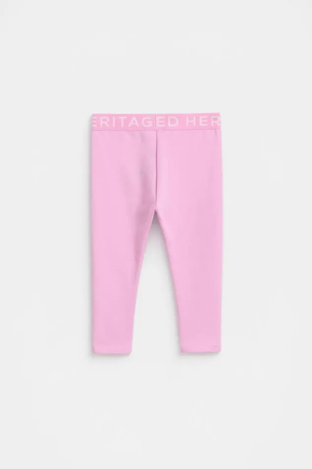 Baby Pants Seed Heritage Core Terry Legging Fairy Floss