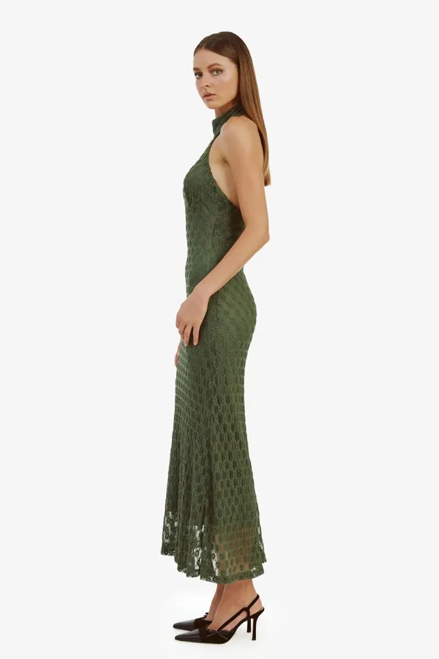 Bardot Day To Night Dresses Women Adoni Ola Lace Maxi Dress In Khaki Khaki Bardot Day To Night Dresses Women Adoni Ola Lace Maxi Dress In Khaki Khaki