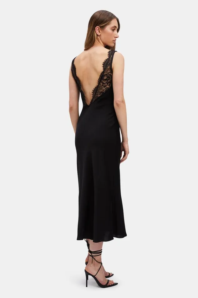 Bardot Day To Night Dresses Women Hayden Lace Slip Dress In Black Black Bardot Day To Night Dresses Women Hayden Lace Slip Dress In Black Black