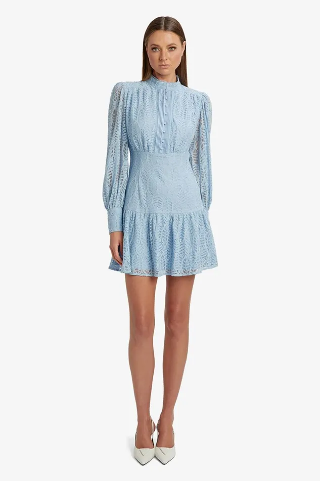 Bardot Day To Night Dresses Women Remy Lace Dress In Light Blue Light Blue Bardot Day To Night Dresses Women Remy Lace Dress In Light Blue Light Blue