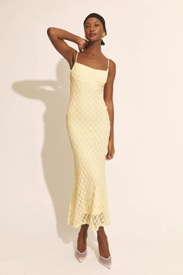 Bardot Occasion Dresses Women Adoni Mesh Midi Dress In Canary Yellow Canary Yellow Bardot Occasion Dresses Women Adoni Mesh Midi Dress In Canary Yellow Canary Yellow