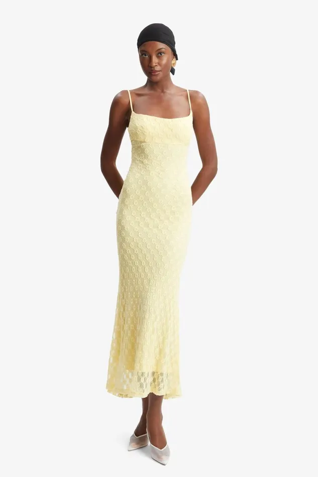 Bardot Occasion Dresses Women Adoni Mesh Midi Dress In Canary Yellow Canary Yellow Bardot Occasion Dresses Women Adoni Mesh Midi Dress In Canary Yellow Canary Yellow