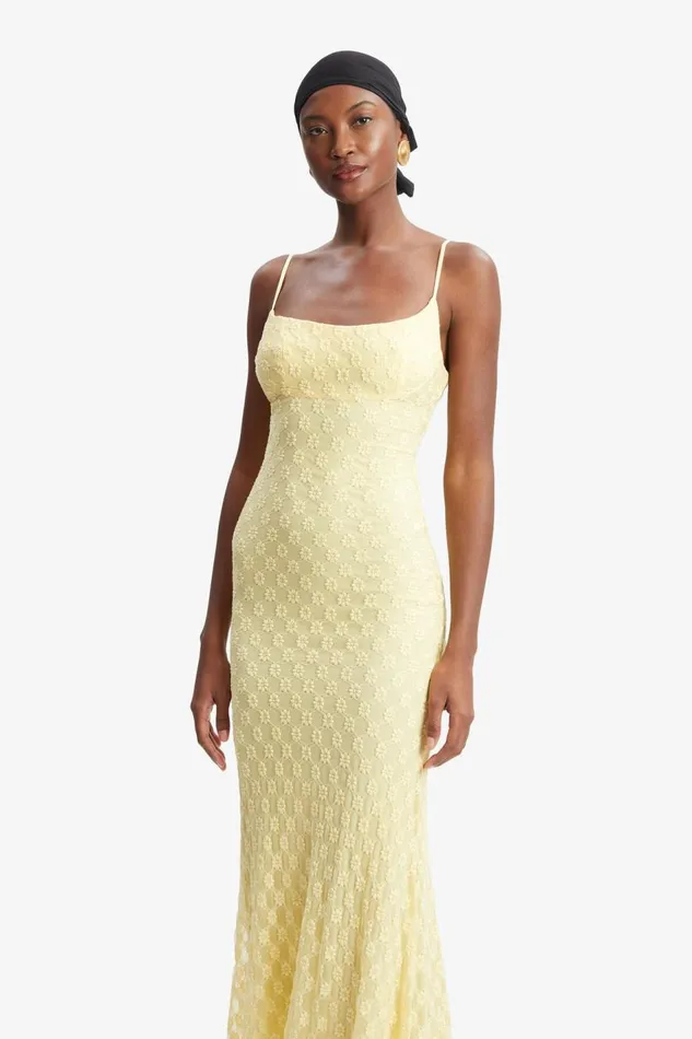 Bardot Occasion Dresses Women Adoni Mesh Midi Dress In Canary Yellow Canary Yellow Bardot Occasion Dresses Women Adoni Mesh Midi Dress In Canary Yellow Canary Yellow