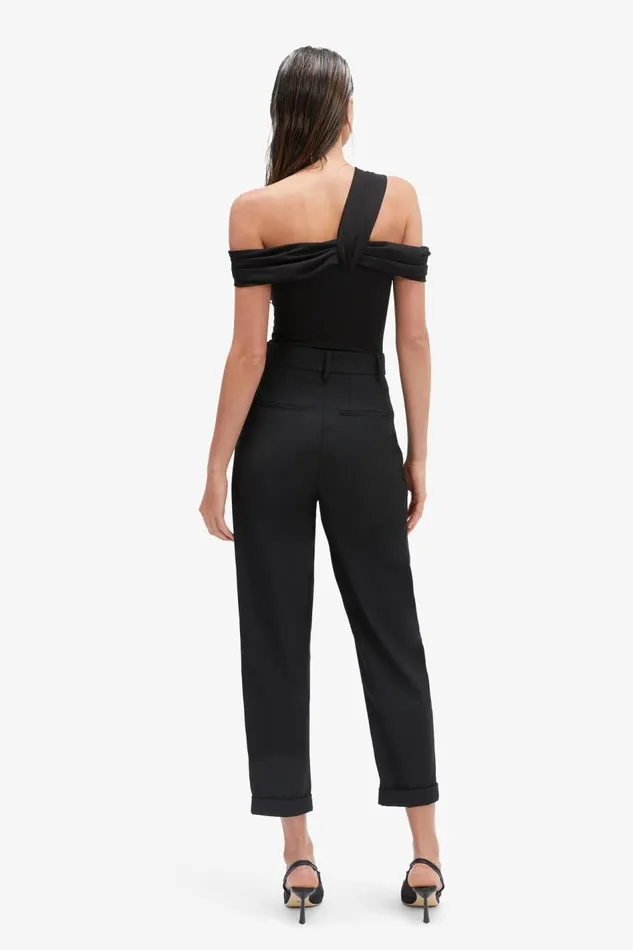 Bardot Pants Women Elandra Wide Pant In Black Black Bardot Pants Women Elandra Wide Pant In Black Black