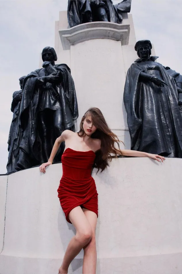 Bardot Party Dresses Women Claudette Mini Dress In Deep Red Deep Red Bardot Party Dresses Women Claudette Mini Dress In Deep Red Deep Red