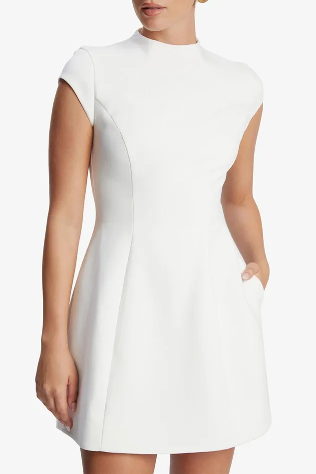Bardot Party Dresses Women Delphi Hourglass Mini Dress In Orchid White Orchid White Bardot Party Dresses Women Delphi Hourglass Mini Dress In Orchid White Orchid White