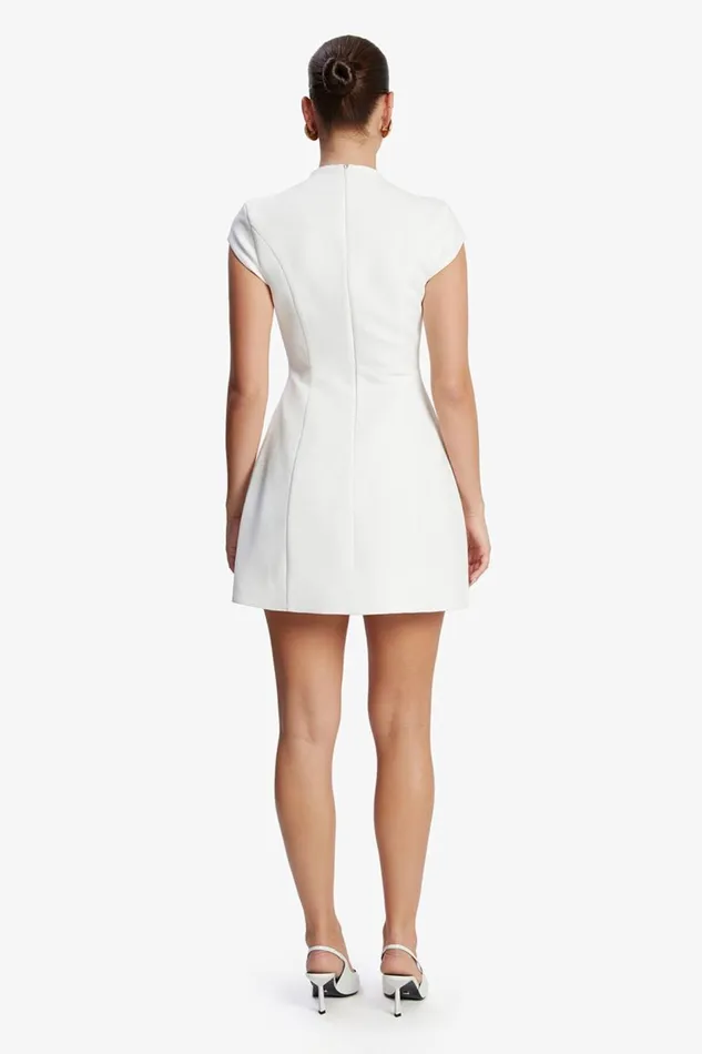 Bardot Party Dresses Women Delphi Hourglass Mini Dress In Orchid White Orchid White Bardot Party Dresses Women Delphi Hourglass Mini Dress In Orchid White Orchid White
