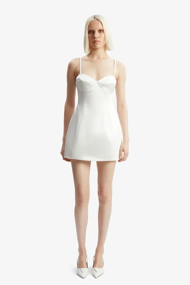 Bardot Party Dresses Women Marcello Hourglass Mini Dress In Orchid White Orchid White Bardot Party Dresses Women Marcello Hourglass Mini Dress In Orchid White Orchid White