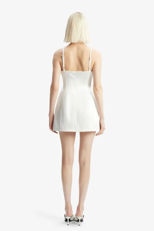 Bardot Party Dresses Women Marcello Hourglass Mini Dress In Orchid White Orchid White Bardot Party Dresses Women Marcello Hourglass Mini Dress In Orchid White Orchid White