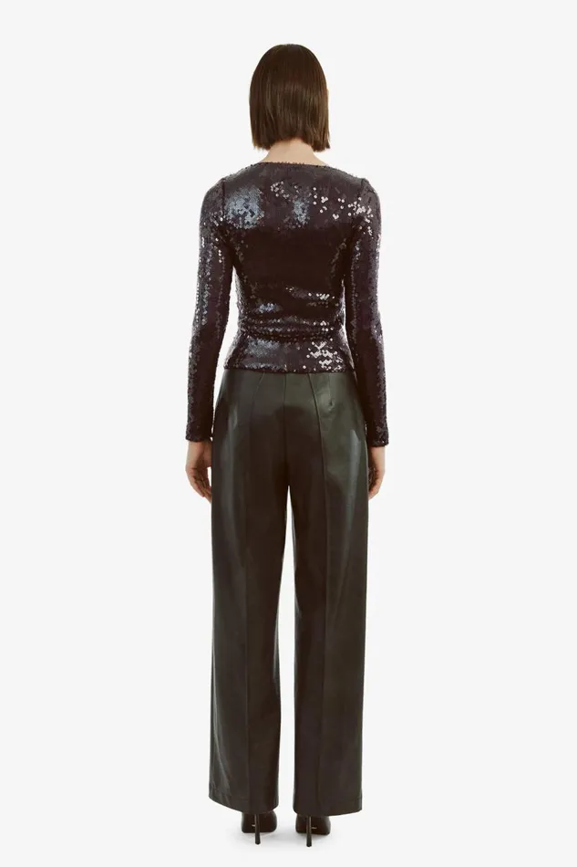 Bardot Party Dresses Women Verona Sequin Top In Purple Purple