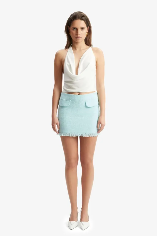 Bardot Party Tops Women Cherie Cowl Neck Top In Orchid White Orchid White