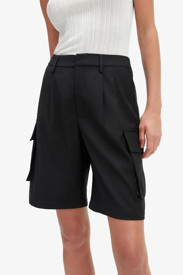 Bardot Shorts Women Blair Tailored Short In Black Black Bardot Shorts Women Blair Tailored Short In Black Black