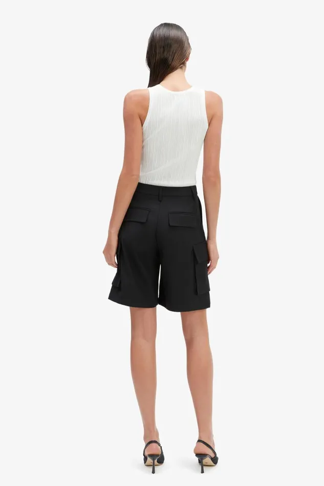 Bardot Shorts Women Blair Tailored Short In Black Black Bardot Shorts Women Blair Tailored Short In Black Black