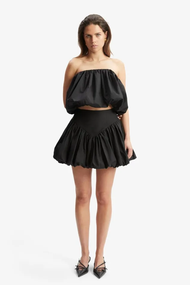Bardot Skirts Women Lissett Poplin Mini Skirt In Black Black
