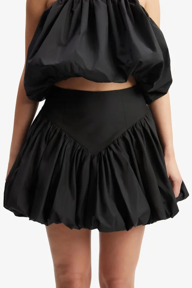 Bardot Skirts Women Lissett Poplin Mini Skirt In Black Black