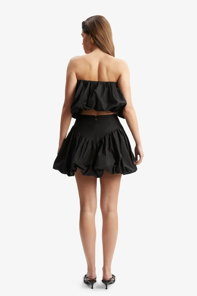 Bardot Skirts Women Lissett Poplin Mini Skirt In Black Black