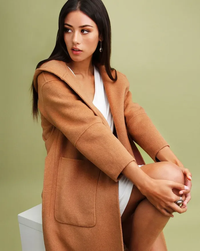 Belle and Bloom Coats and Jackets Women Walk This Way Wool Blend Oversized Coat 8211 Camel Belle and Bloom Coats and Jackets Women Walk This Way Wool Blend Oversized Coat 8211 Camel