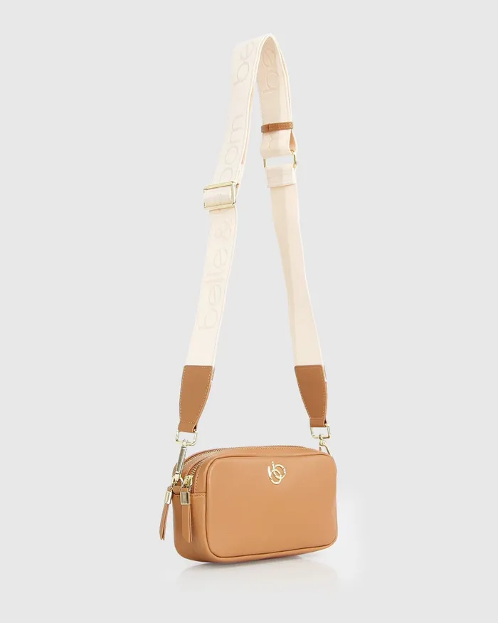 Belle and Bloom Handbags Women Made You Look Camera Bag 8211 Tan