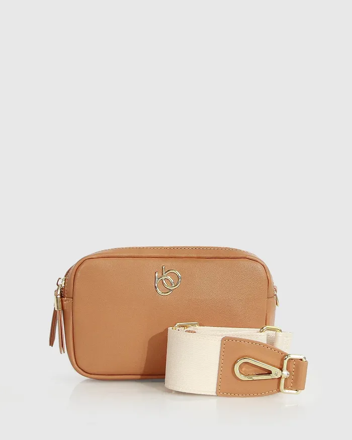 Belle and Bloom Handbags Women Made You Look Camera Bag 8211 Tan