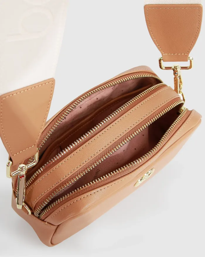 Belle and Bloom Handbags Women Made You Look Camera Bag 8211 Tan