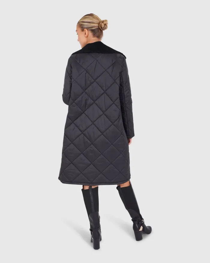 Belle and Bloom Walk Me Home Convertible Coat 8211 Black Women Coats and Jackets