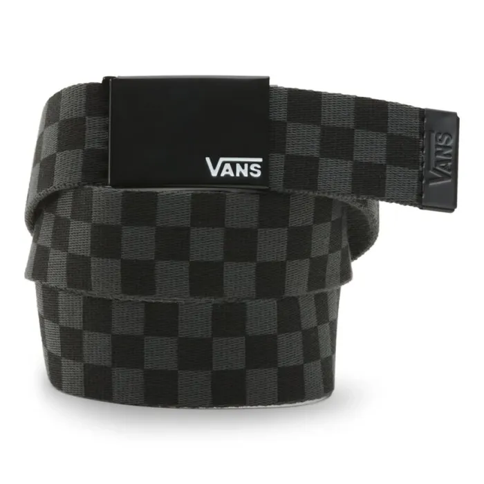 Belts Men Vans Deppster Web Belt BlackCharcoal