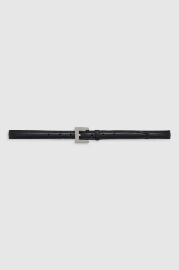 Belts Women ANINE BING Nicola Belt 8211 Black With Silver