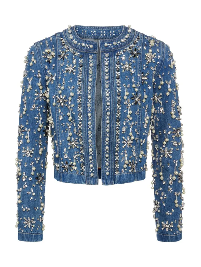 Belvie Pearl Jacket Provo Women L039Agence Denim Jackets