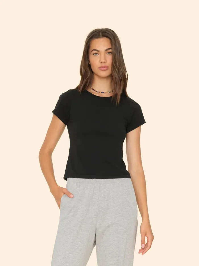 Black Pixie Tee Women Sweats and Tees XRENA