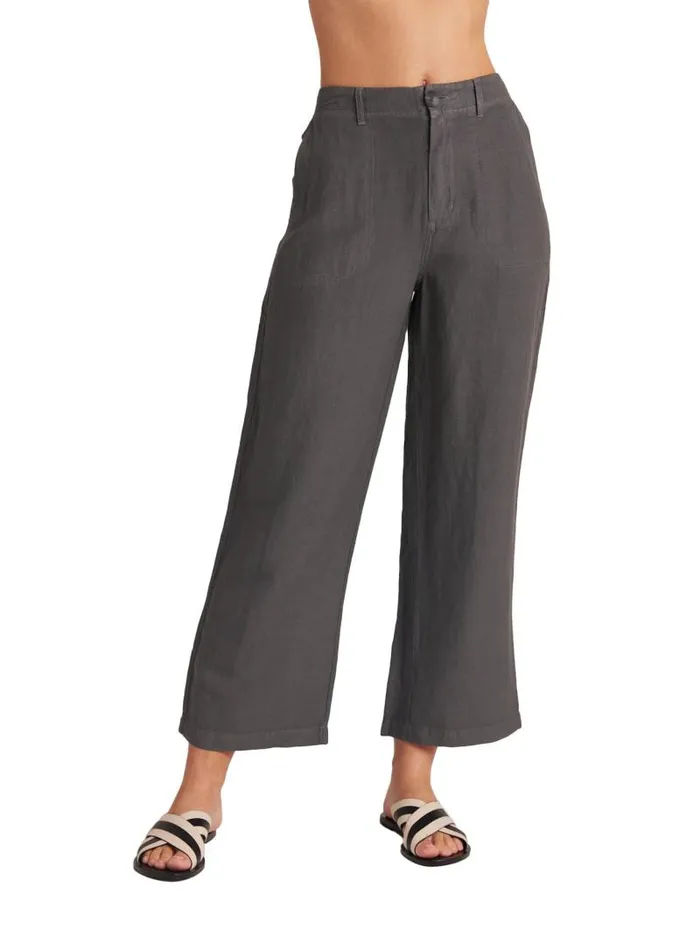 Blakely Utility Wide Leg Crop 8211 Charcoal Shadow Women Bella Dahl Pants Blakely Utility Wide Leg Crop 8211 Charcoal Shadow Women Bella Dahl Pants