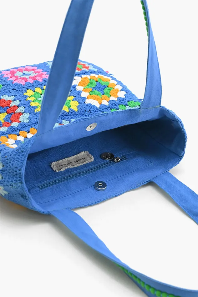 Blue Handmade Crochet Bags 8211 Sustainable Fashion Blue Handmade Crochet Bags 8211 Sustainable Fashion