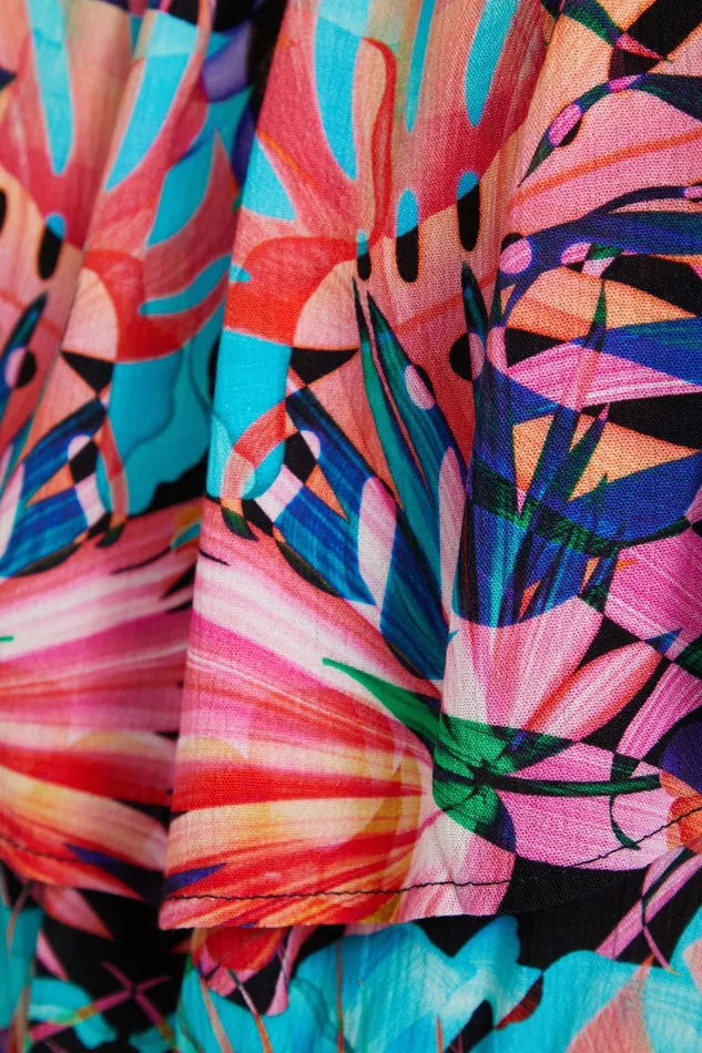 Boat Neck Geometric Bodysuit Women Desigual Tops and Shirts
