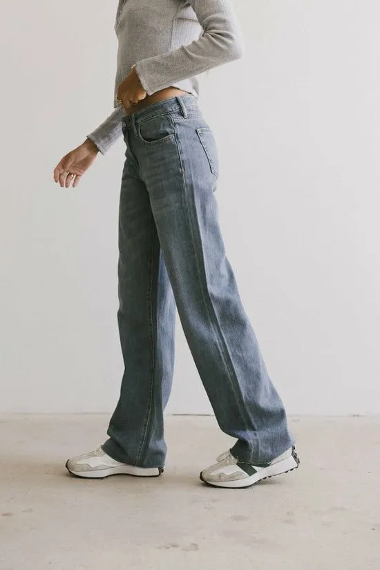Bohme Albany Wide Leg Jeans Medium Wash Women Denim