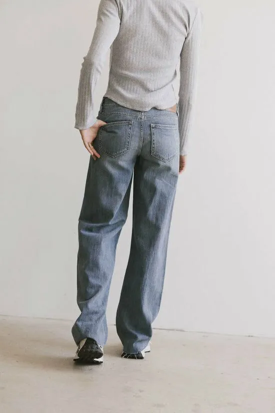 Bohme Albany Wide Leg Jeans Medium Wash Women Denim