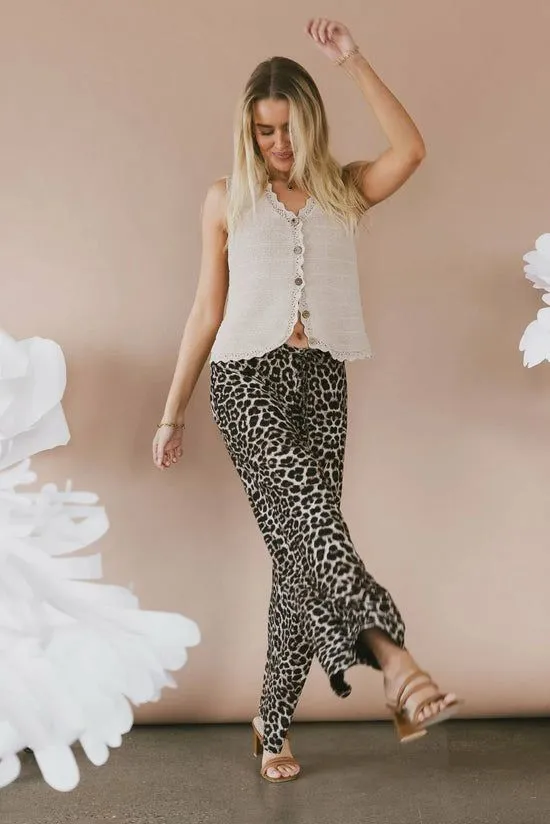 Bohme Annie Knit Vest In Oatmeal Oatmeal Women Tops