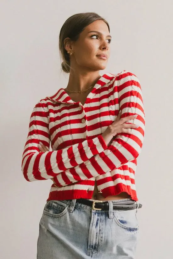 Bohme Blakley Cable Knit Sweater In Red Red Women Sweaters