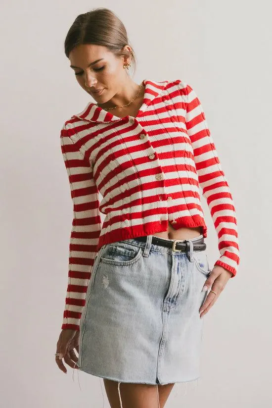 Bohme Blakley Cable Knit Sweater In Red Red Women Sweaters