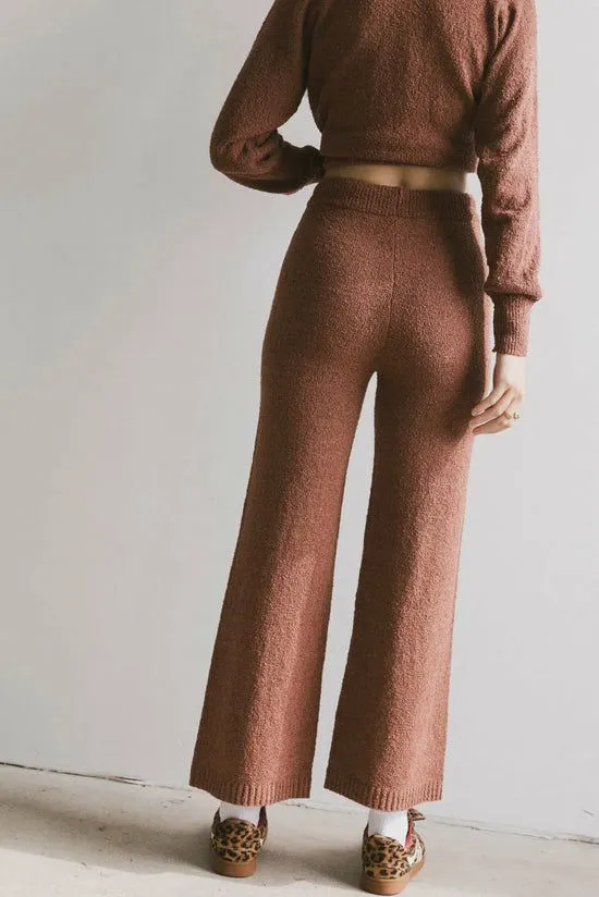 Bohme Breck Knit Pants In Brick Brick Women Loungewear