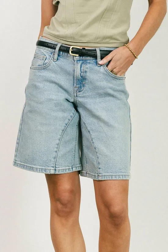 Bohme Brooke Bermuda Shorts Light Wash Women Bermudas