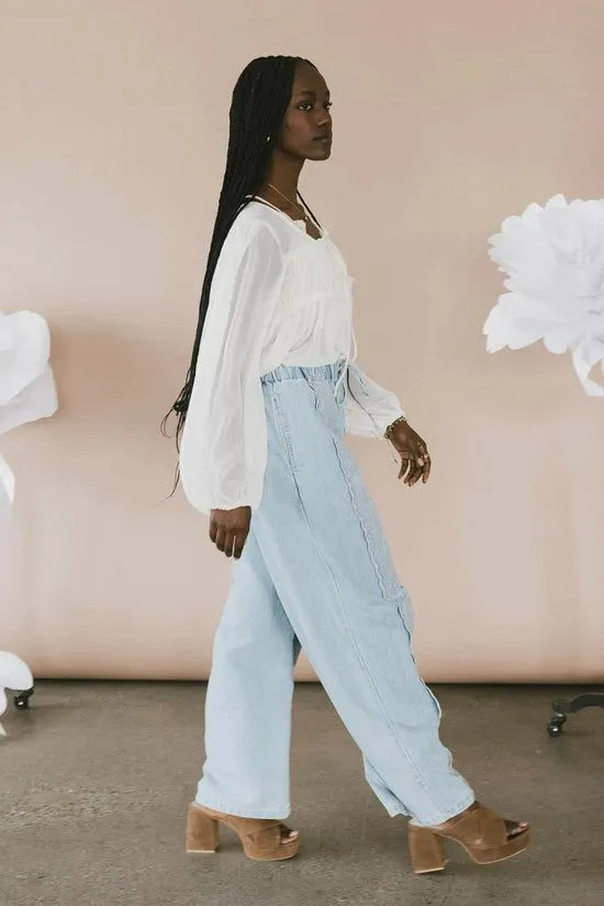 Bohme Callie Denim Pants Light Wash Women All Bottoms