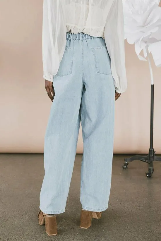 Bohme Callie Denim Pants Light Wash Women All Bottoms