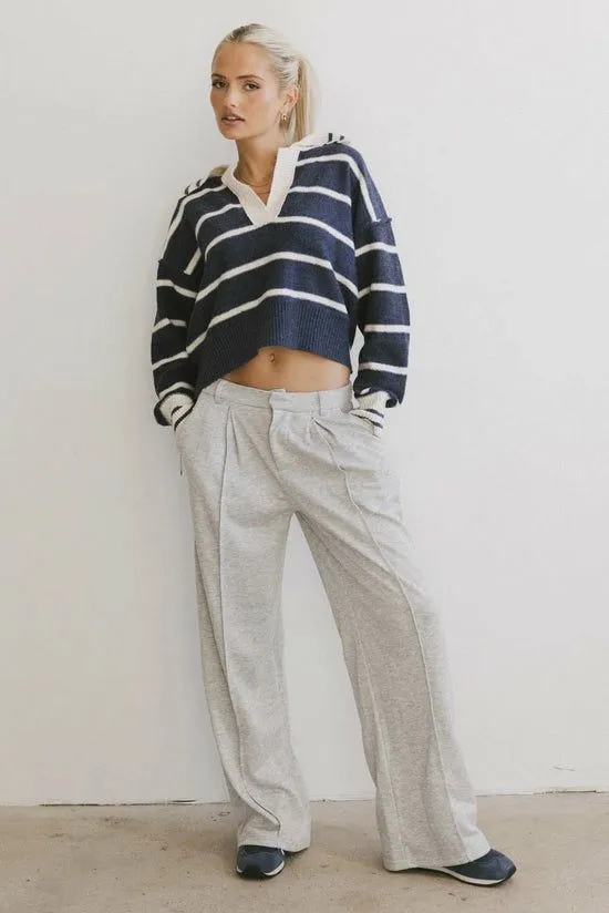 Bohme Cami French Terry Trouser In Grey Grey Women All Bottoms