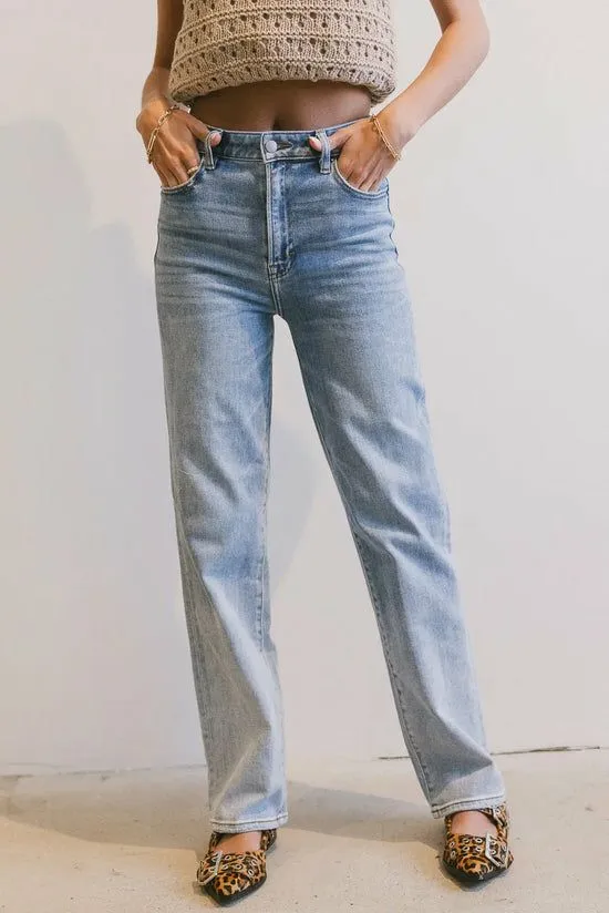 Bohme Croft Straight Leg Ombre Jeans Medium Wash Women All Bottoms