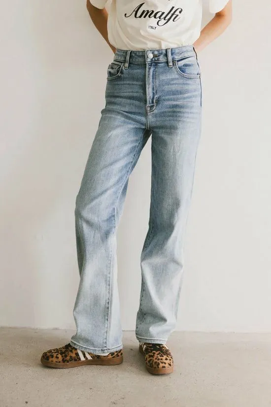 Bohme Croft Straight Leg Ombre Jeans Medium Wash Women All Bottoms
