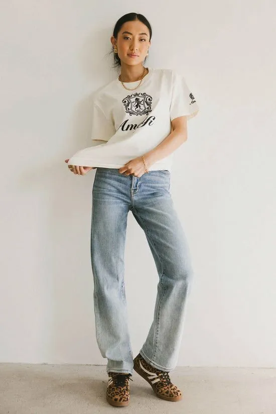 Bohme Croft Straight Leg Ombre Jeans Medium Wash Women All Bottoms