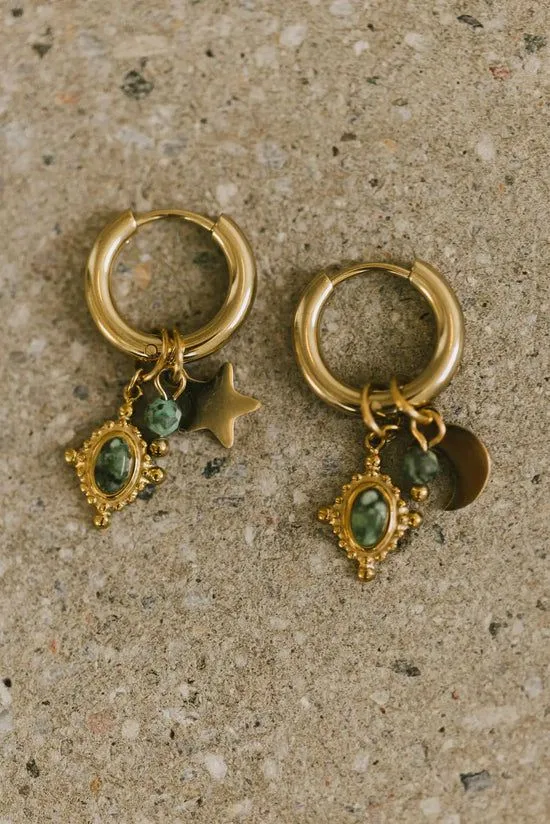 Bohme Danner Charm Earrings Gold Women Jewelry